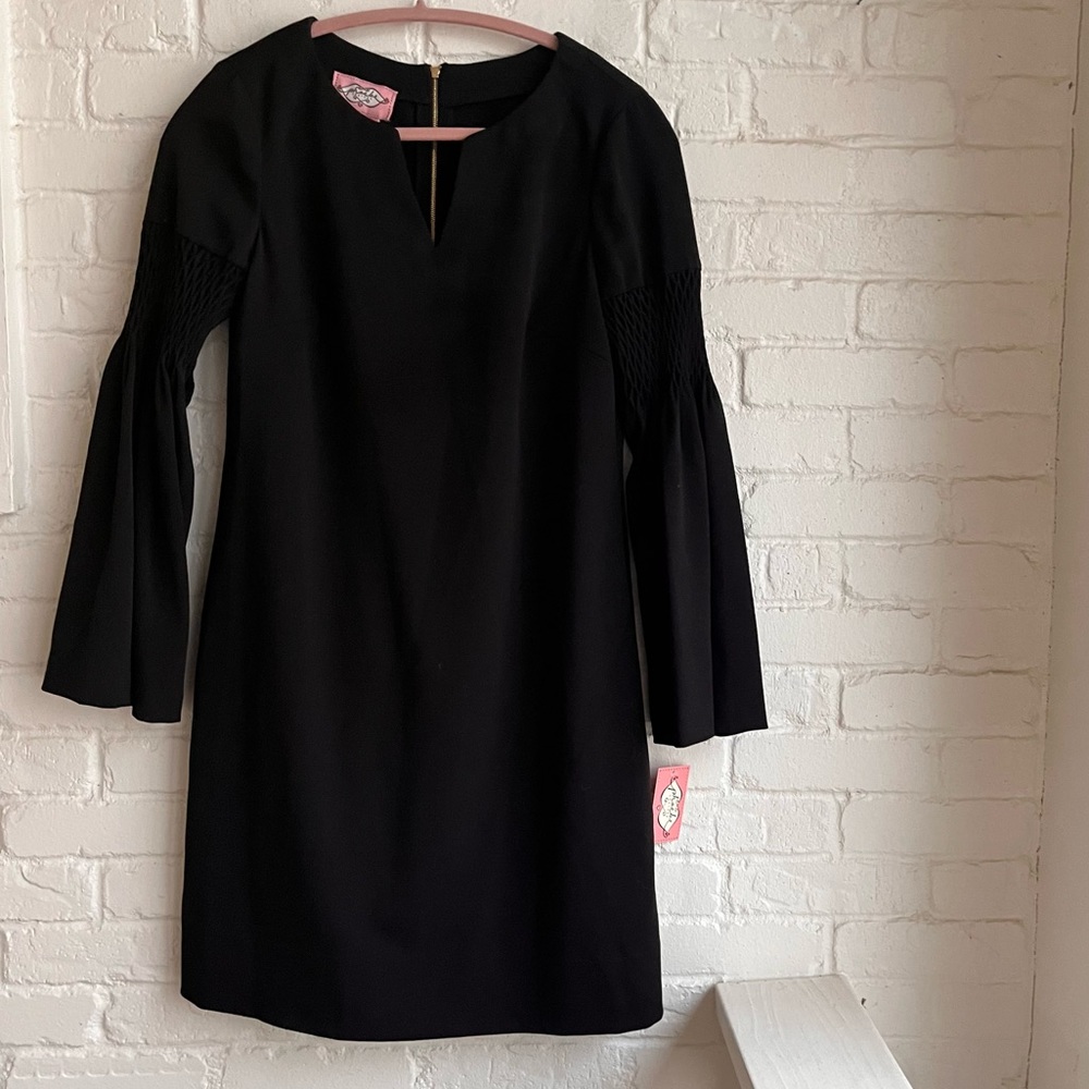 NWT Phoebe Couture Black Long Sleeve Dress